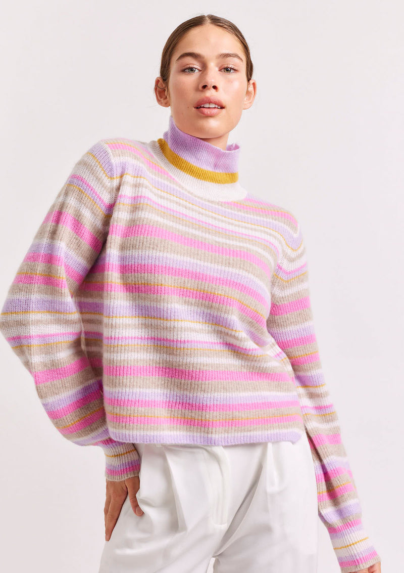 Alessandra Pepper Stripe Sweater