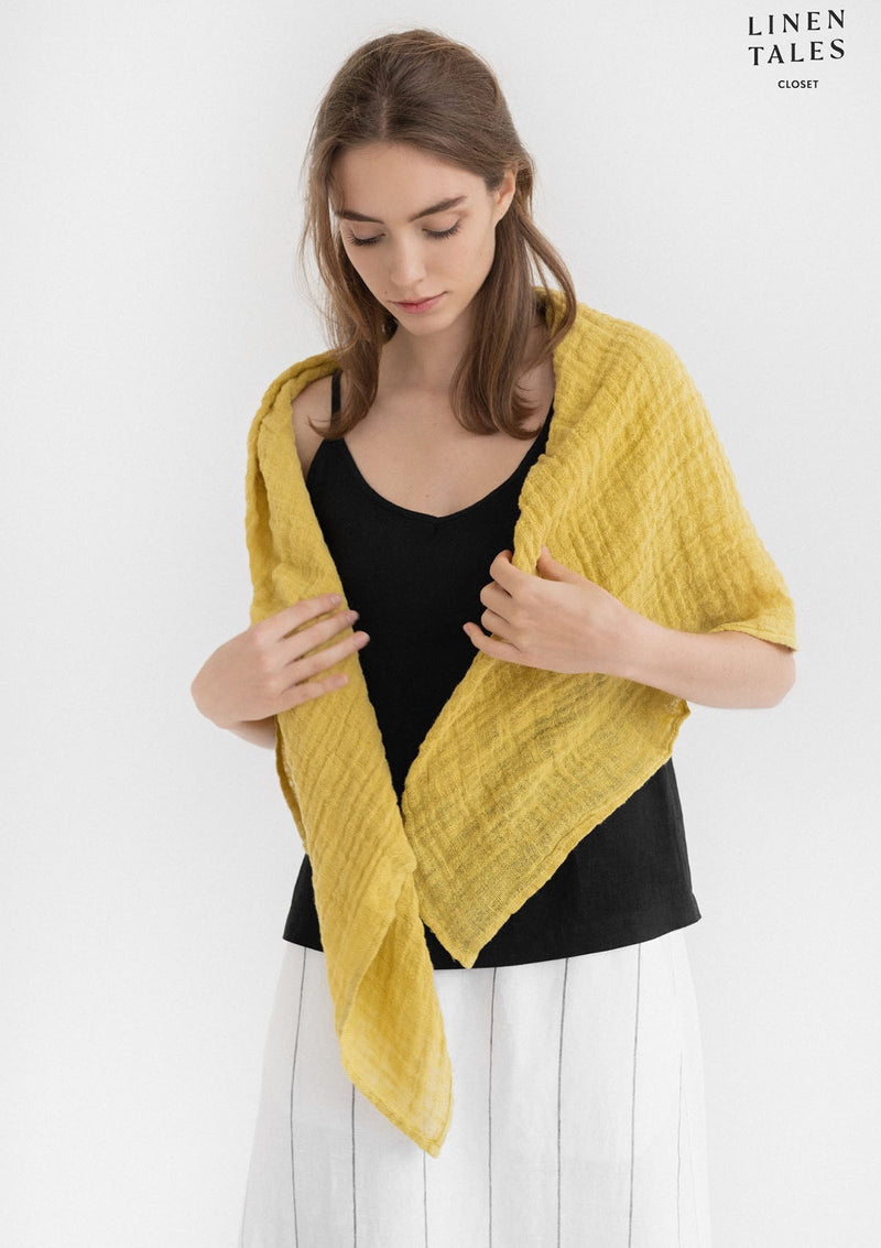 Linen Tales Lupine Scarf