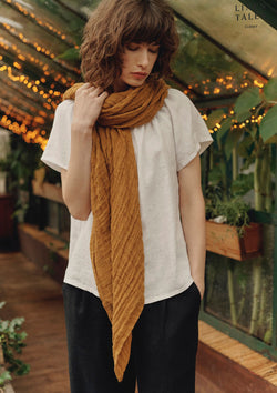 Linen Tales Lupine Scarf