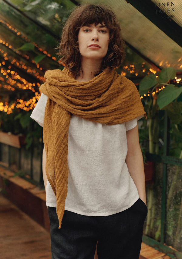 Linen Tales Lupine Scarf