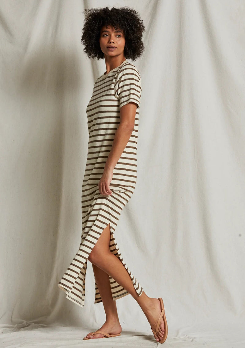 Perfect White Tee Lover Striped S/S Dress