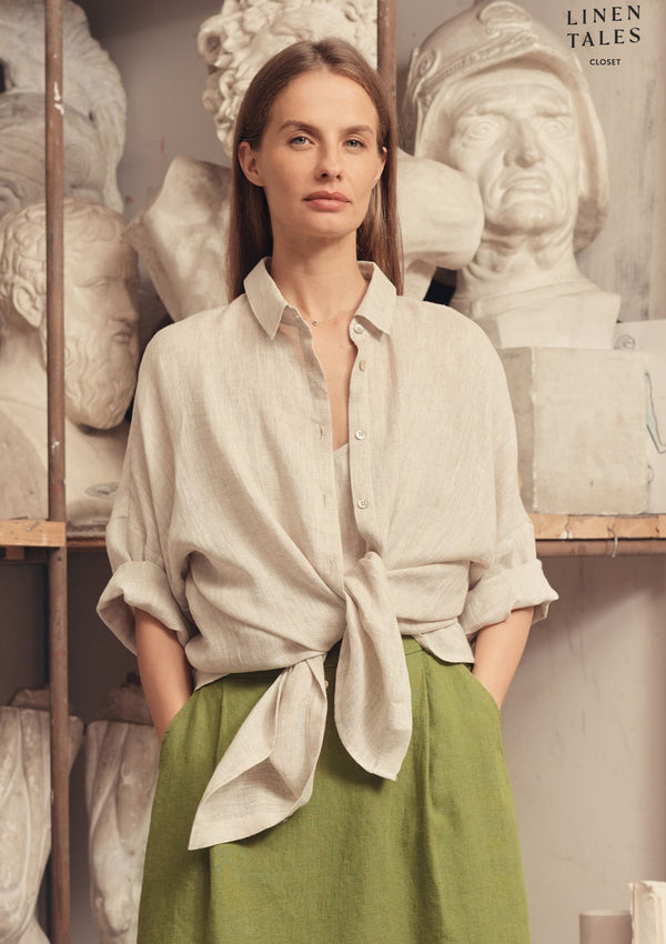 Linen Tales Oregano Shirt