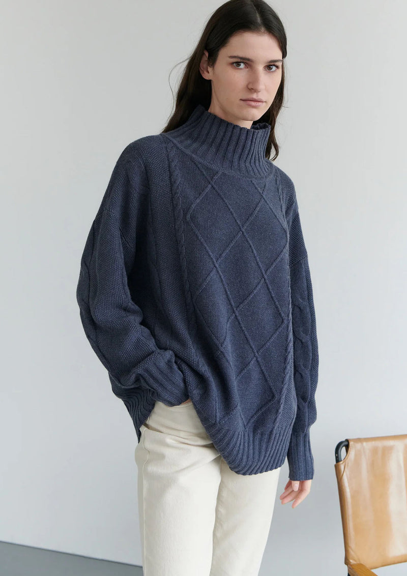 POL Clothing Sunrise Cable Knit