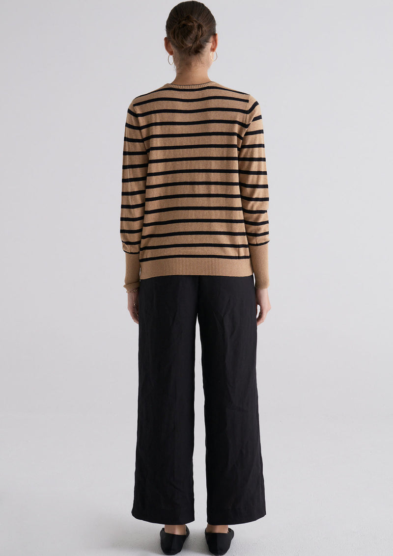 POL Clothing Willa Striped Knit