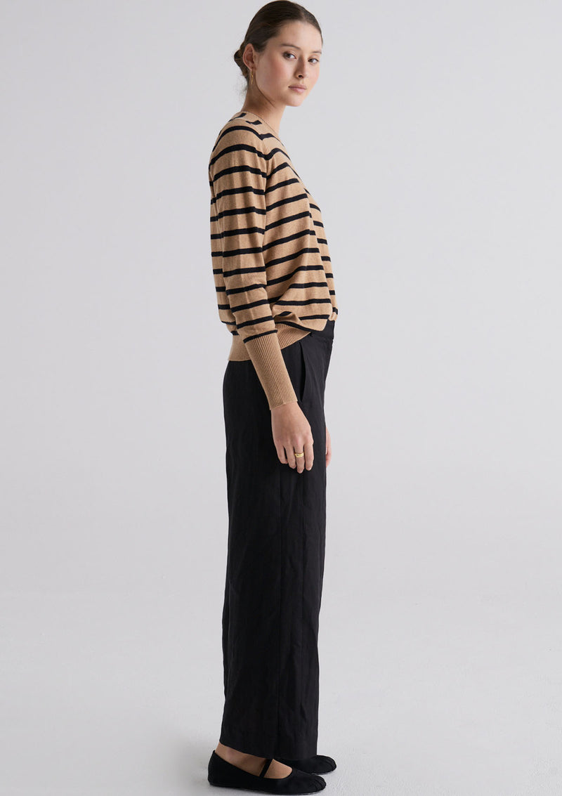 POL Clothing Willa Striped Knit