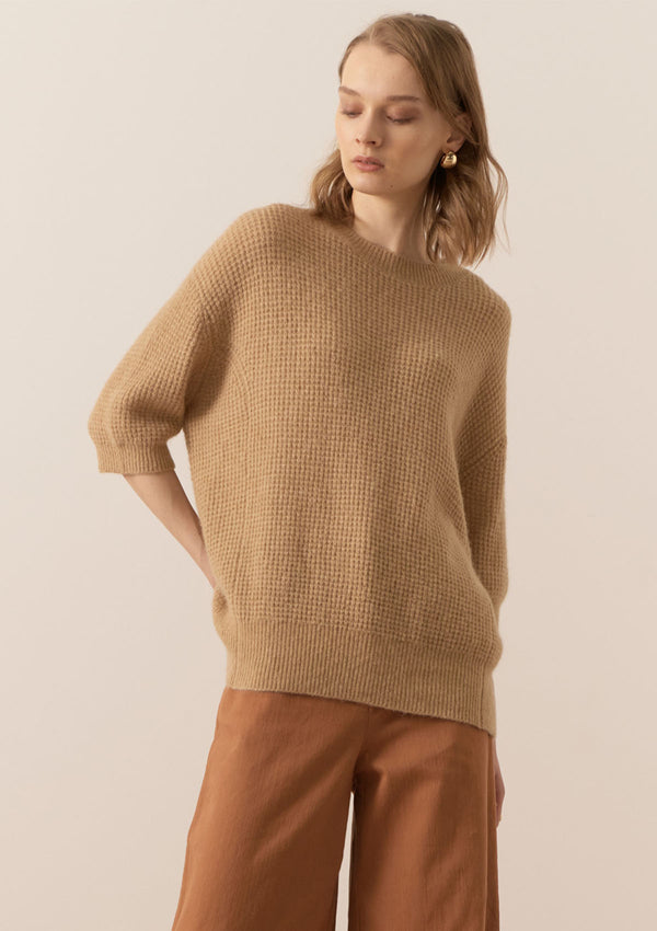 POL Clothing Jane Pointelle Knit