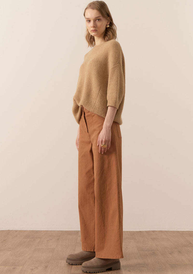 POL Clothing Jane Pointelle Knit