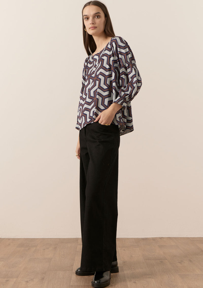 POL Clothing Lauren Wide Leg Jean