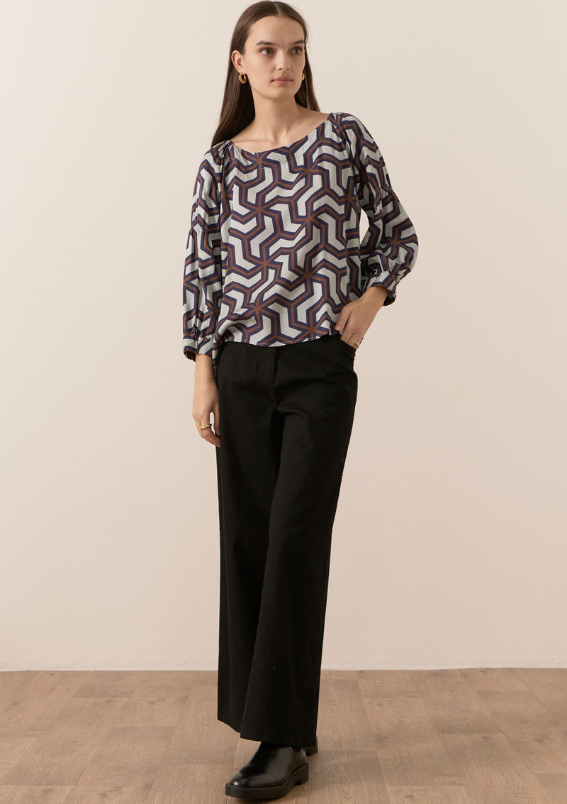 POL Clothing Lauren Wide Leg Jean