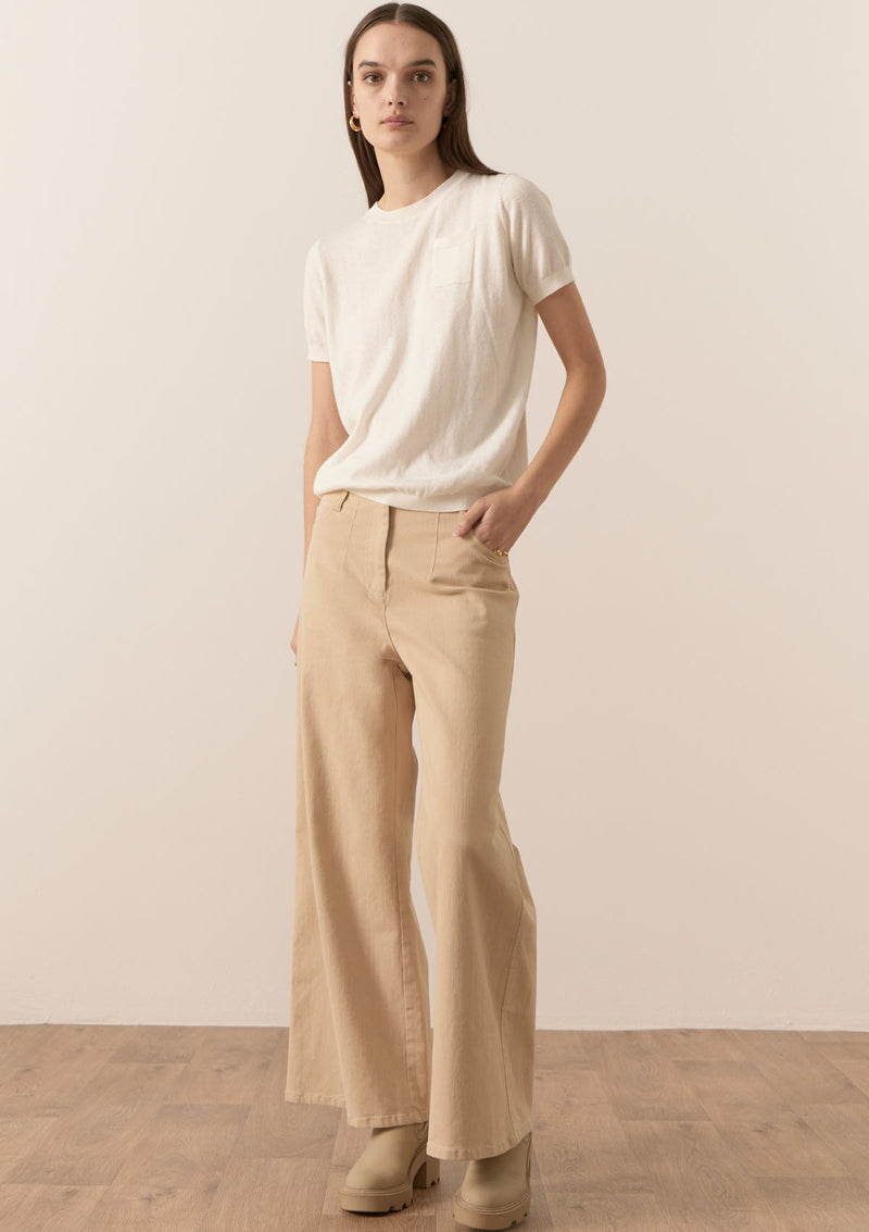POL Clothing Lauren Wide Leg Jean