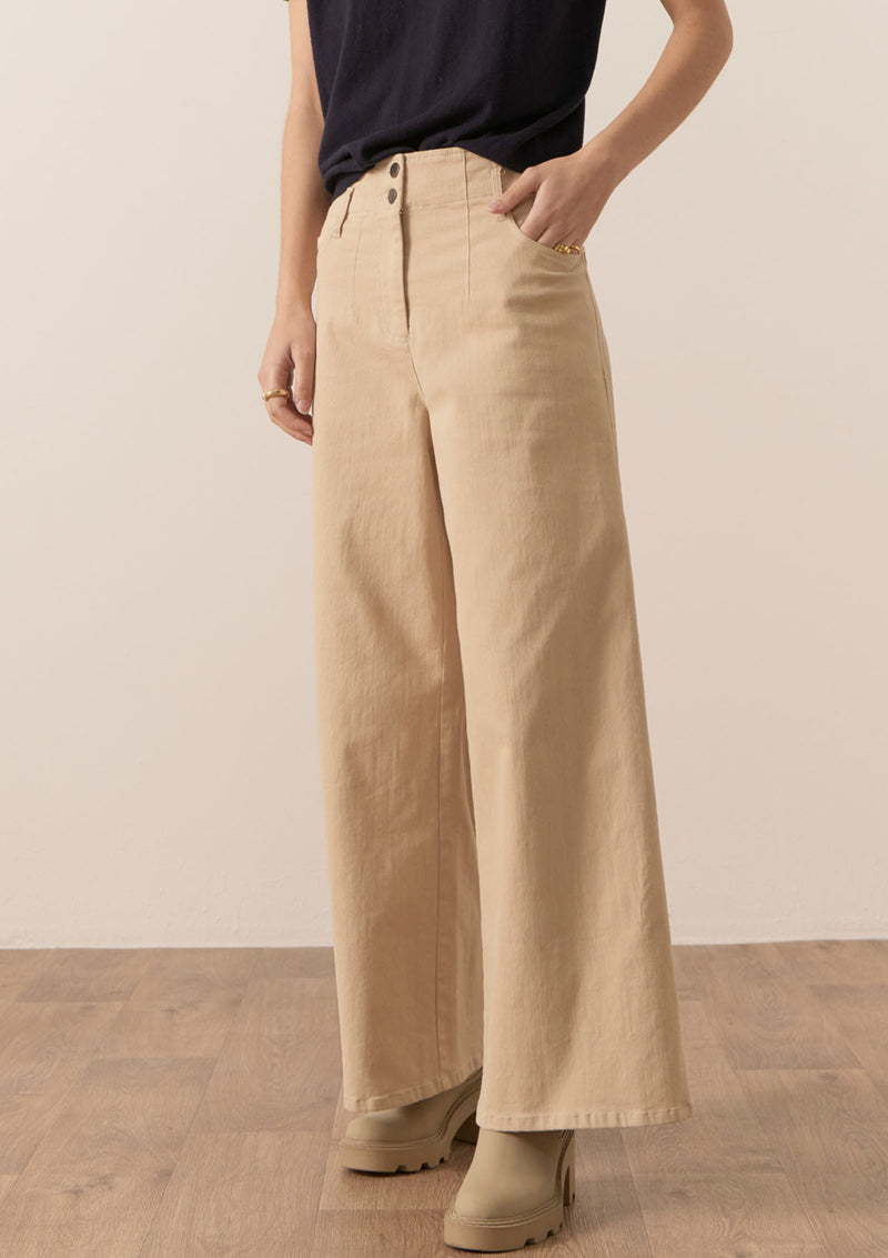 POL Clothing Lauren Wide Leg Jean