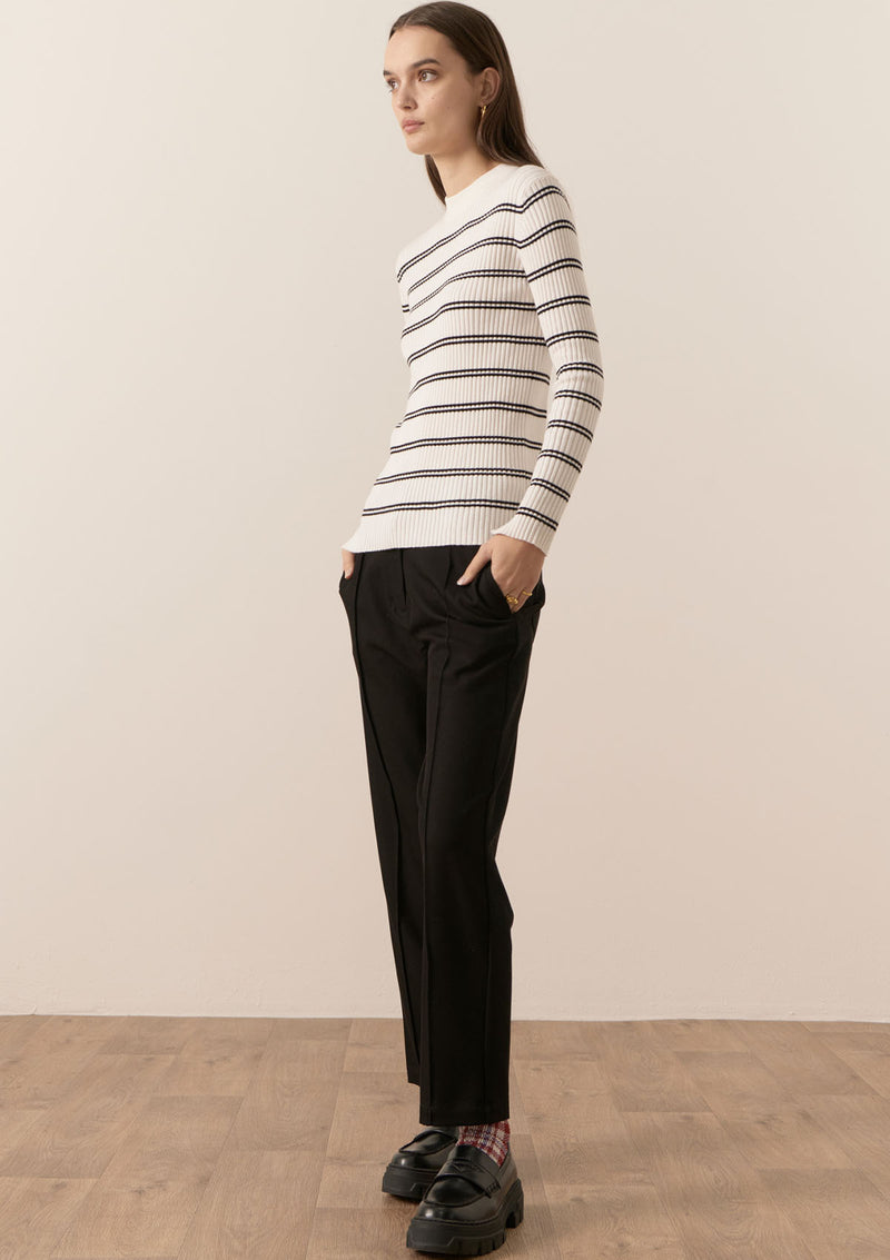 POL Clothing Scarlet Striped Knit