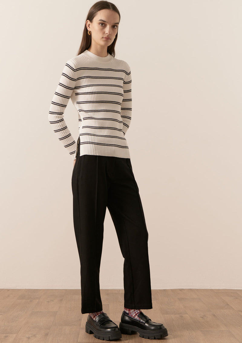 POL Clothing Scarlet Striped Knit