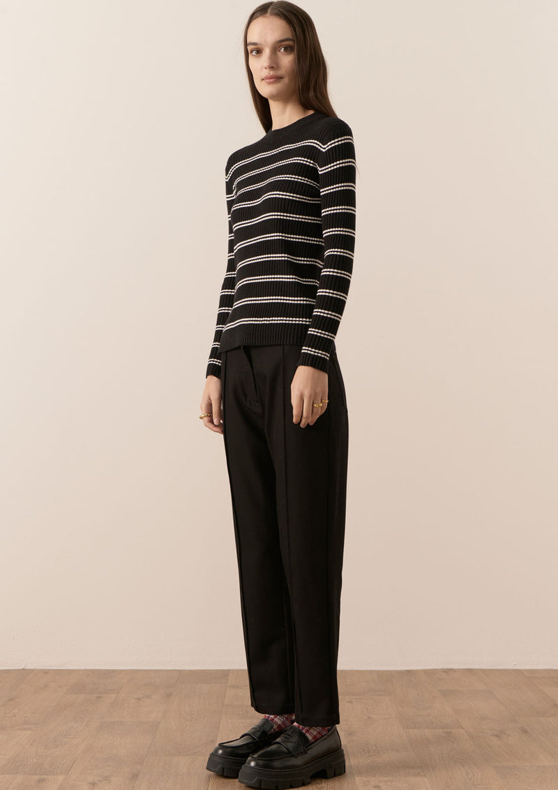 POL Clothing Scarlet Striped Knit