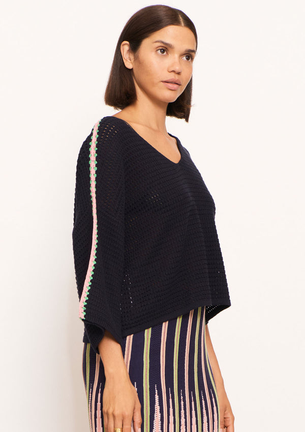 POL Clothing Xander Crochet Tee