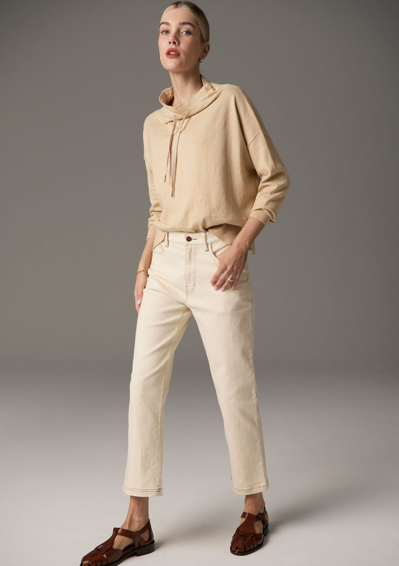 POL Clothing Beech Drawcord Knit