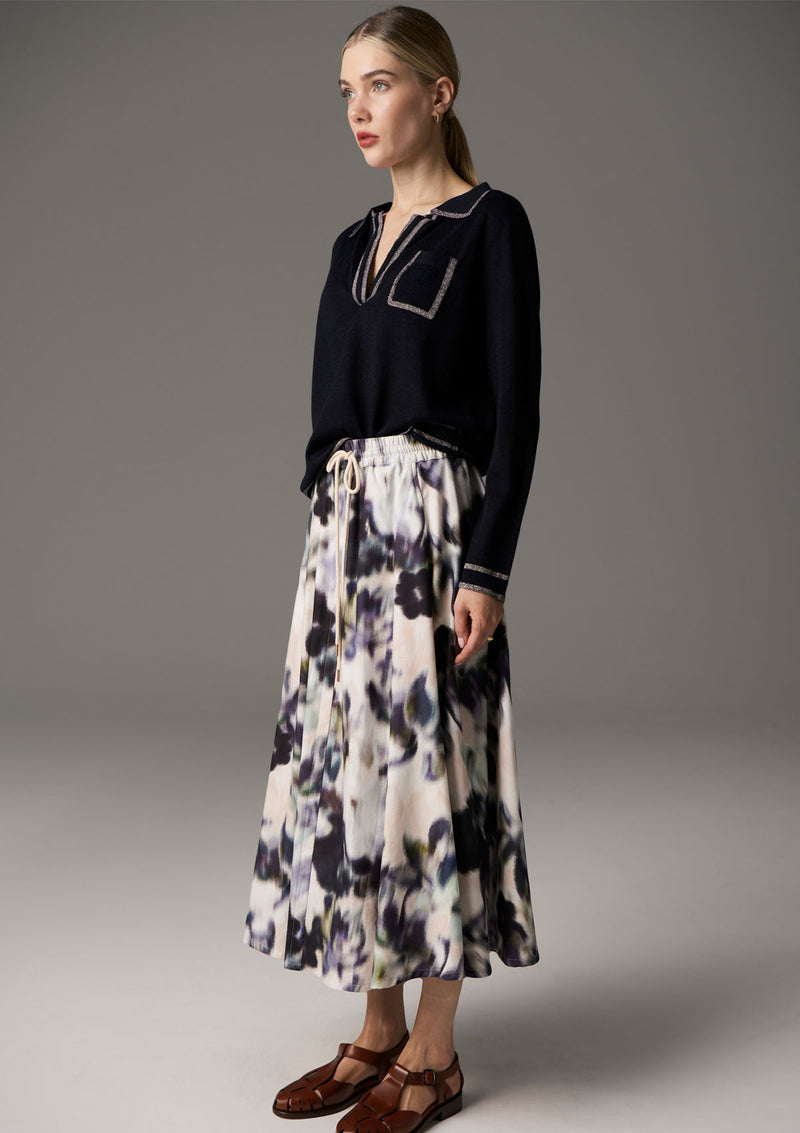 POL Clothing Bennet Polo Knit Lurex