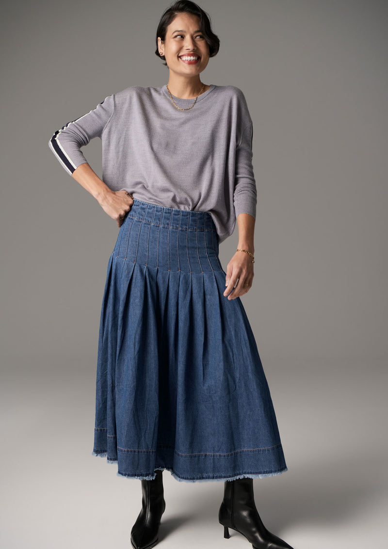 POL Clothing Bennet Drape Back Knit