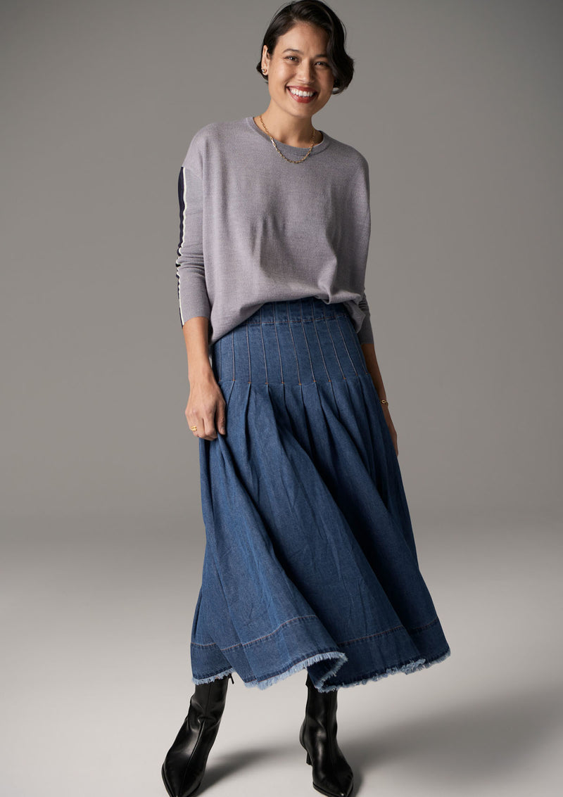 POL Clothing Bennet Drape Back Knit