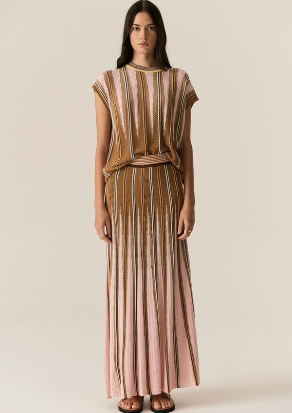 POL Clothing Tedd Knit Skirt