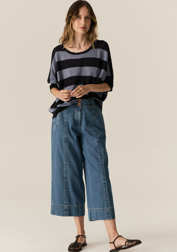 POL Clothing Milton Stripe Knit