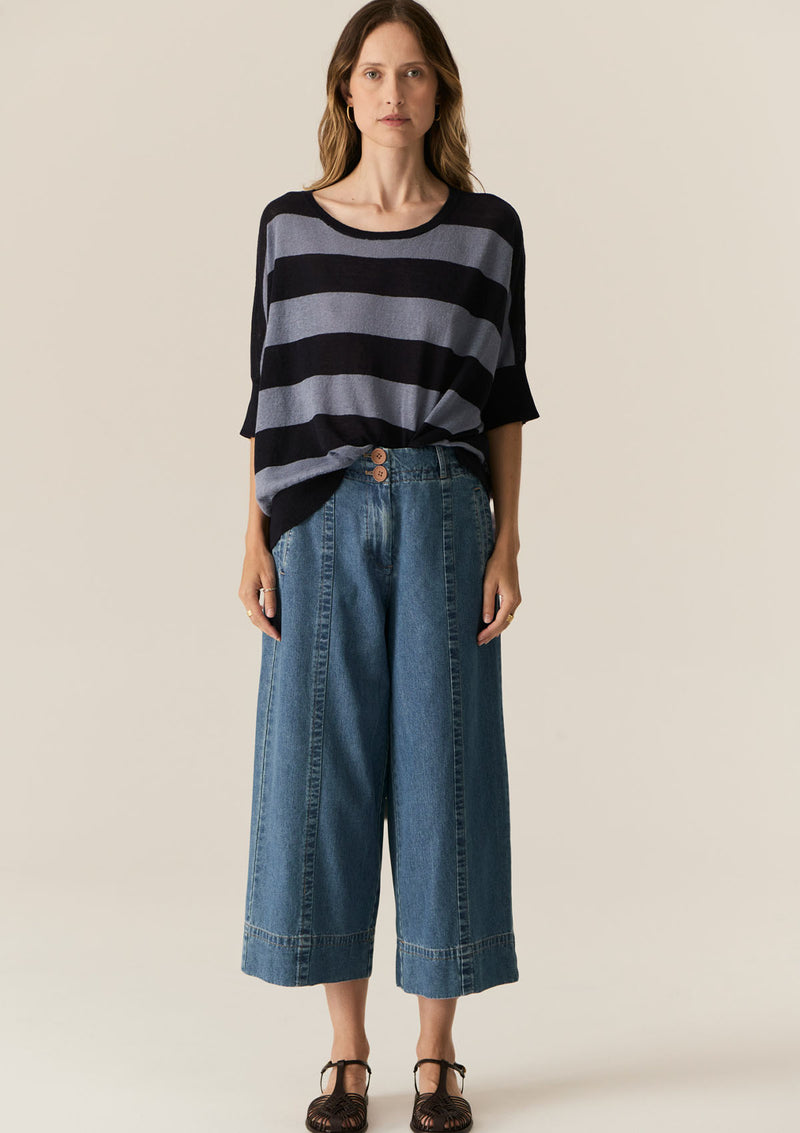 POL Clothing Milton Stripe Knit