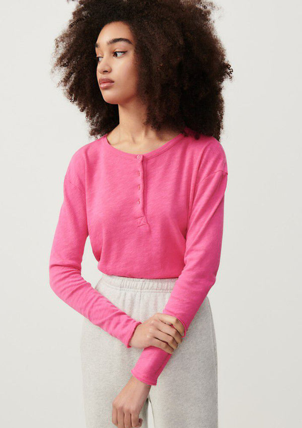 American Vintage Sonoma L/S Henley T-Shirt