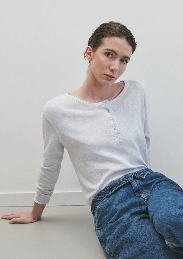 American Vintage Sonoma L/S Henley T-Shirt