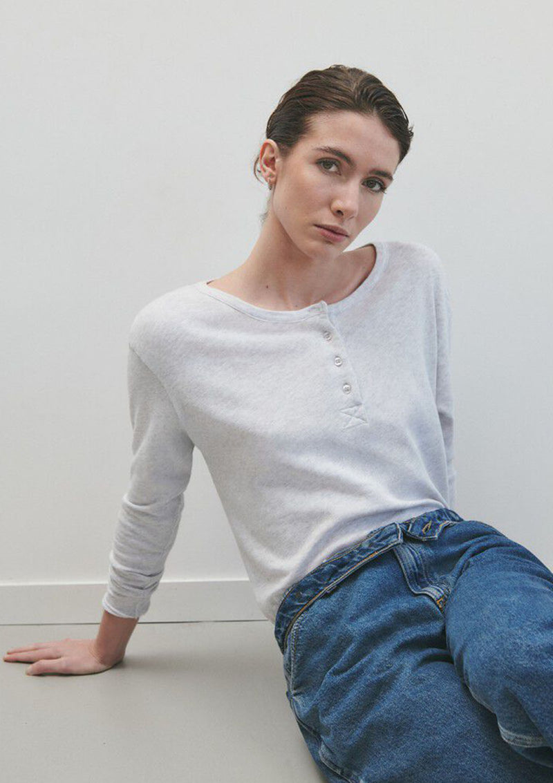 American Vintage Sonoma L/S Henley T-Shirt