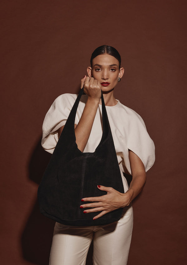 Vestirsi Sienna Suede Hobo Bag