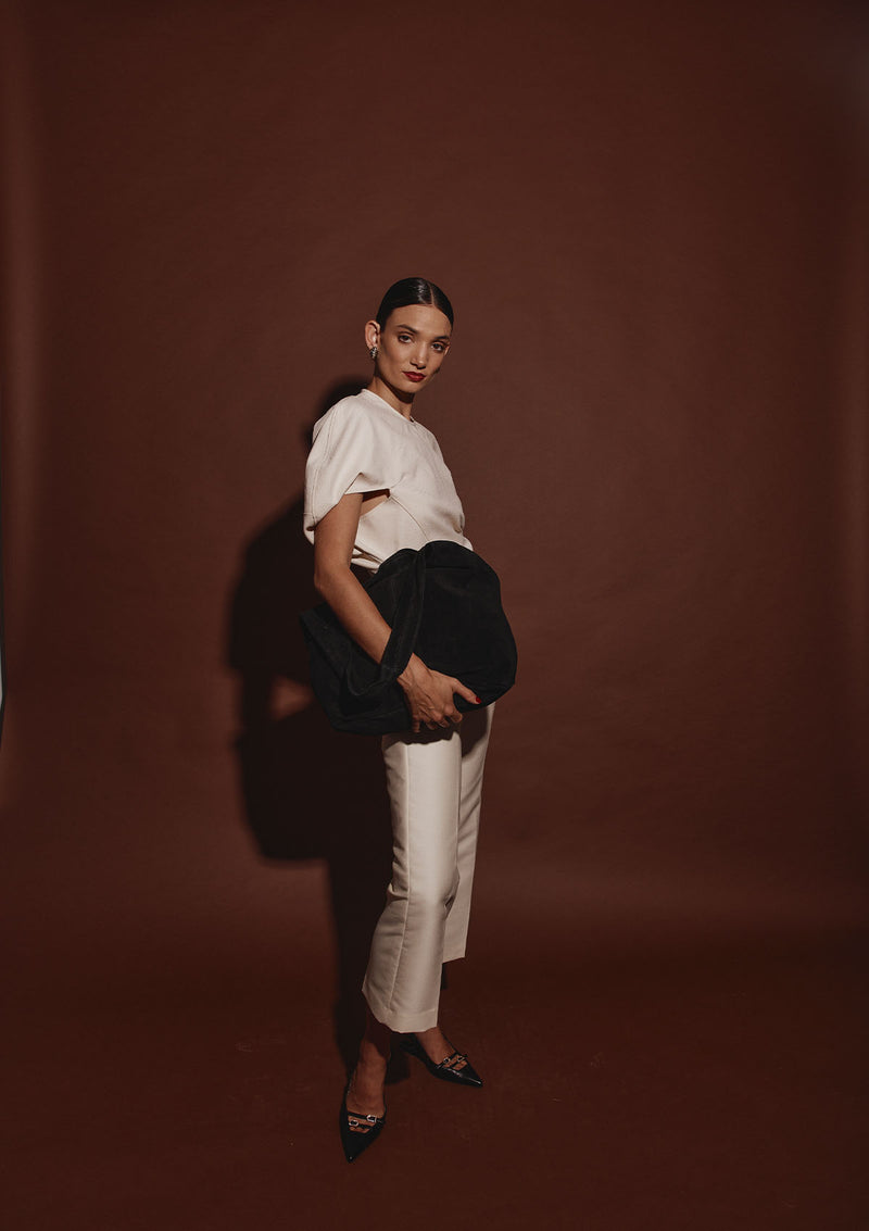 Vestirsi Sienna Suede Hobo Bag