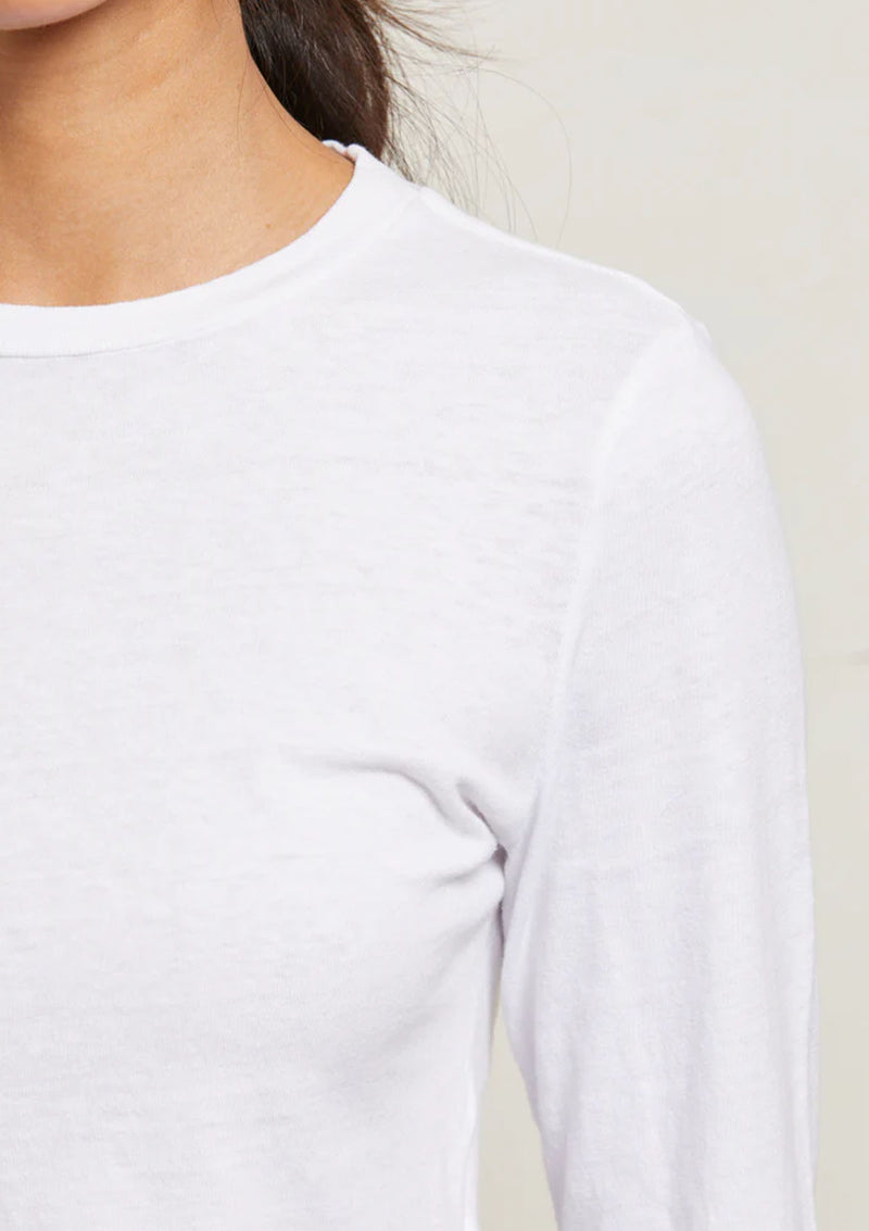 Perfect White Tee Jamie Recycled Long Sleeve Top