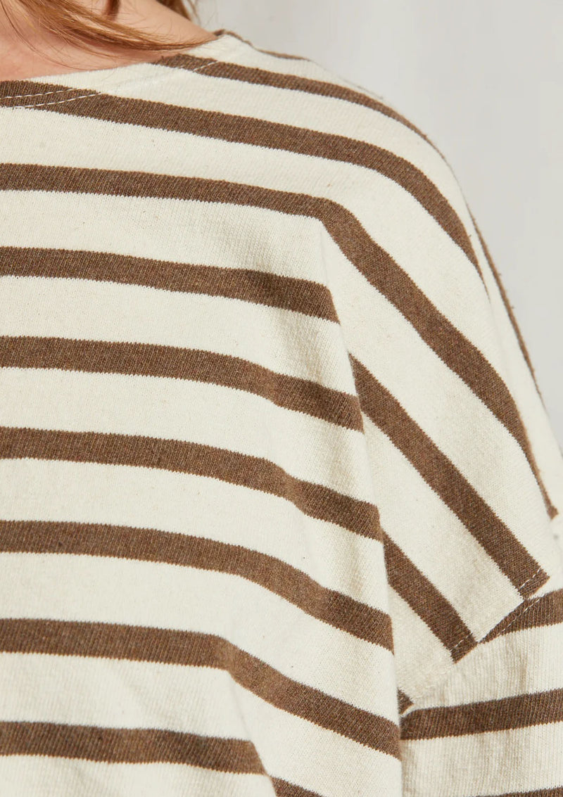 Perfect White Tee Taylor Long Sleeve Stripe Top