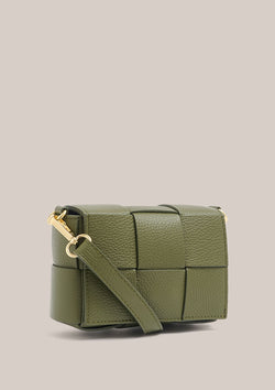 Vestirsi Mini Margot Leather Woven Bag