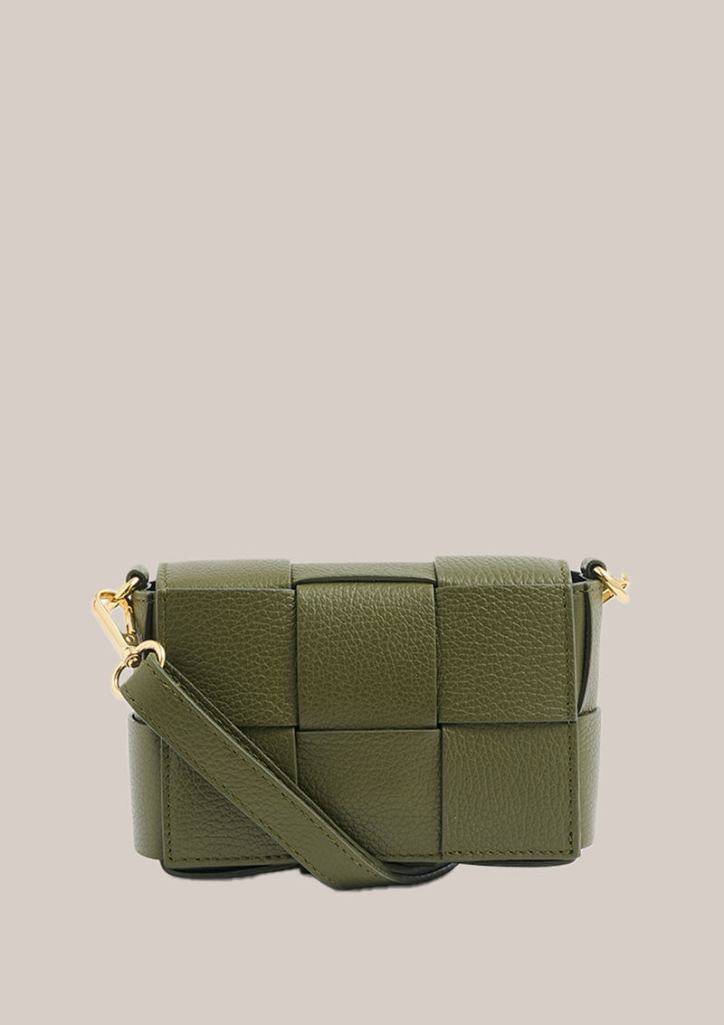 Vestirsi Mini Margot Leather Woven Bag