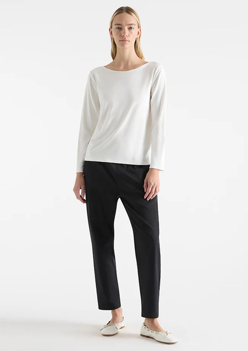 Mela Purdie Long Sleeve Relaxed Boatneck