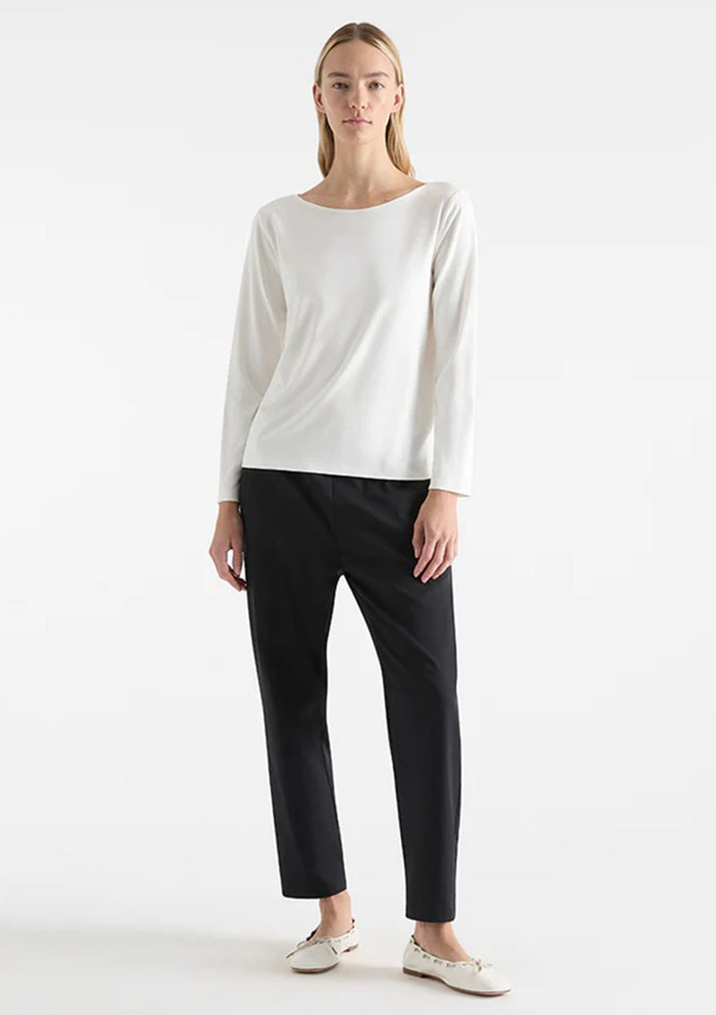 Mela Purdie Long Sleeve Relaxed Boatneck