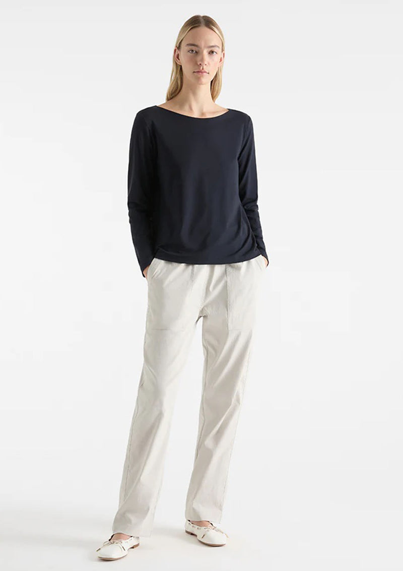 Mela Purdie Long Sleeve Relaxed Boatneck