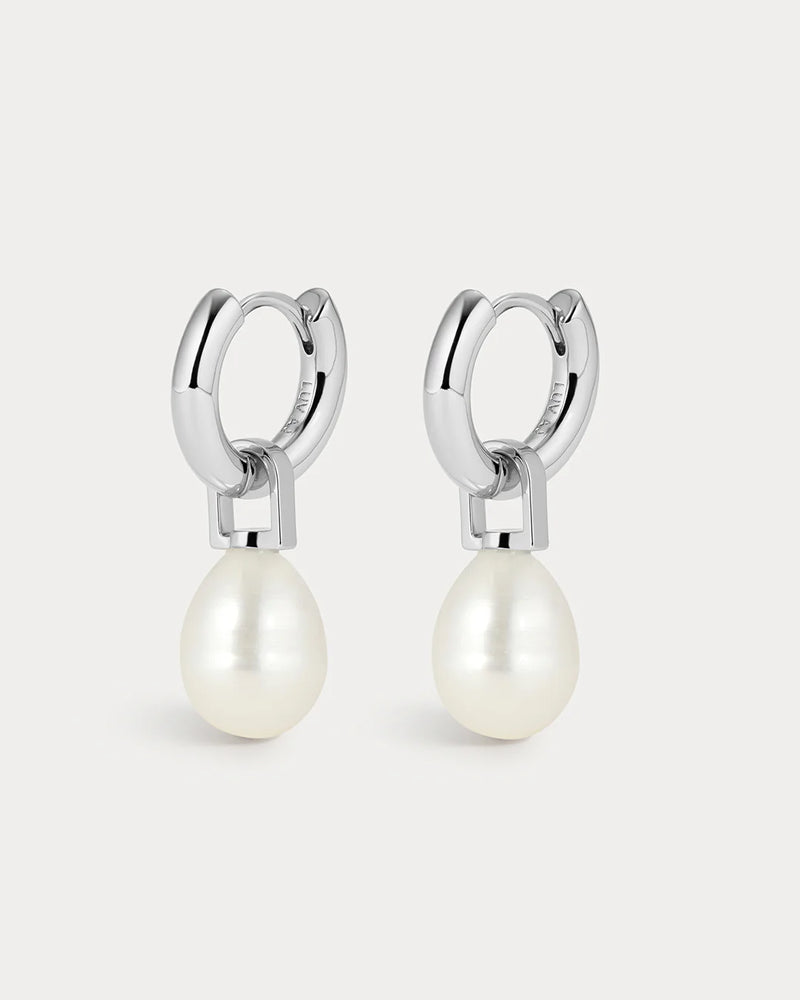 LUV AJ White Pearl Amalfi Huggies