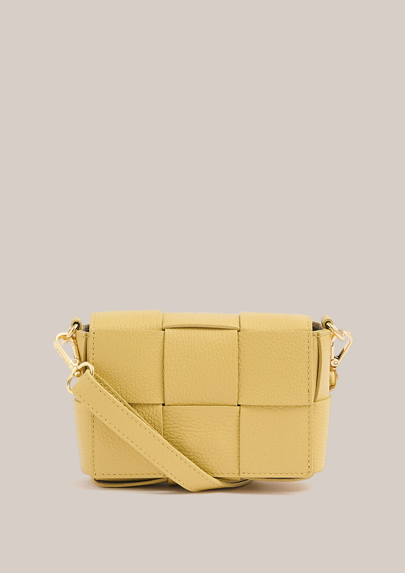 Vestirsi Mini Margot Leather Woven Bag