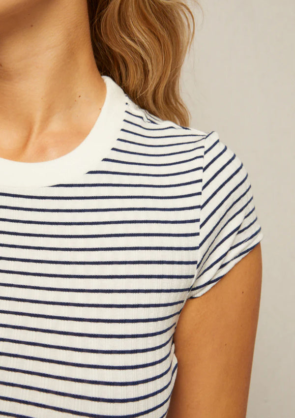 Perfect White Tee Jude Stripe Tee