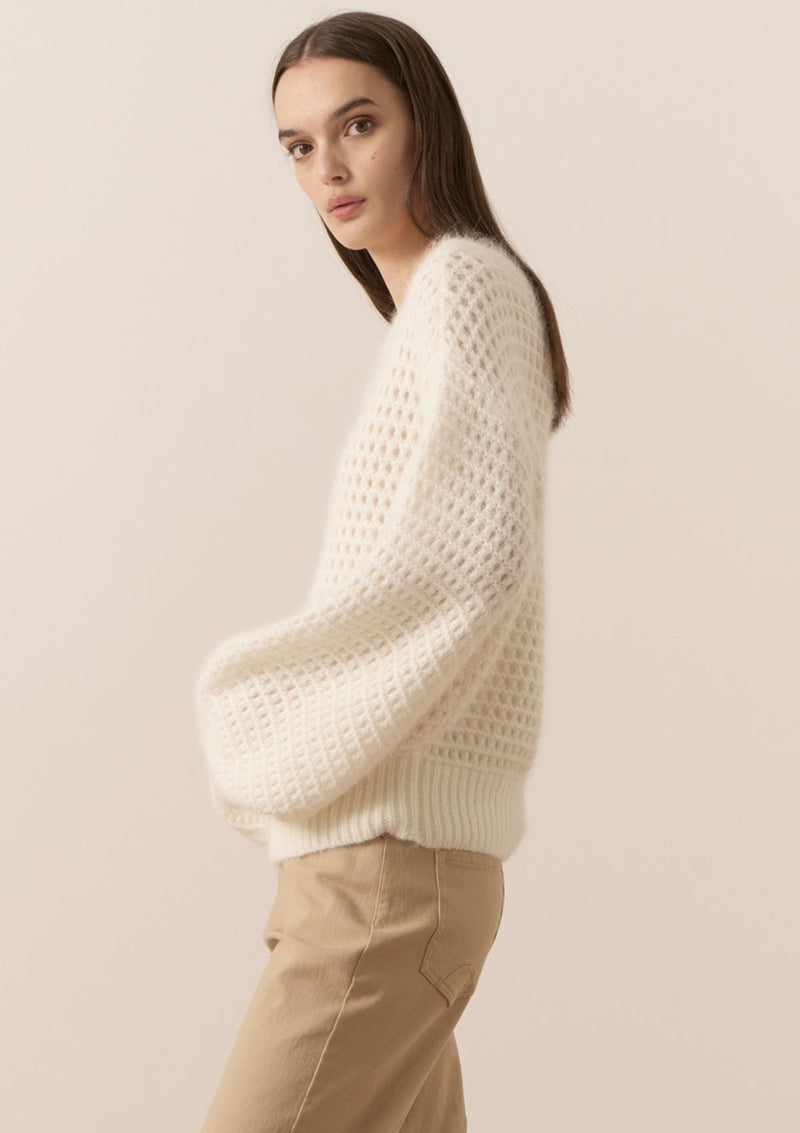 POL Clothing Genus Pointelle Knit