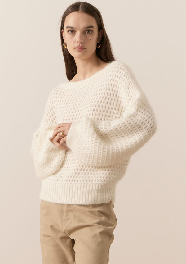 POL Clothing Genus Pointelle Knit