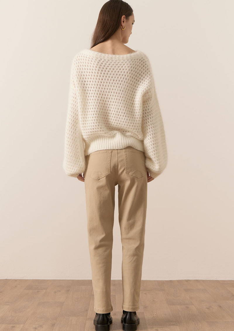 POL Clothing Genus Pointelle Knit