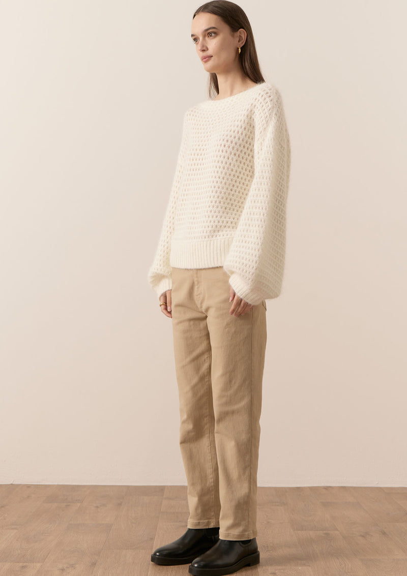 POL Clothing Genus Pointelle Knit