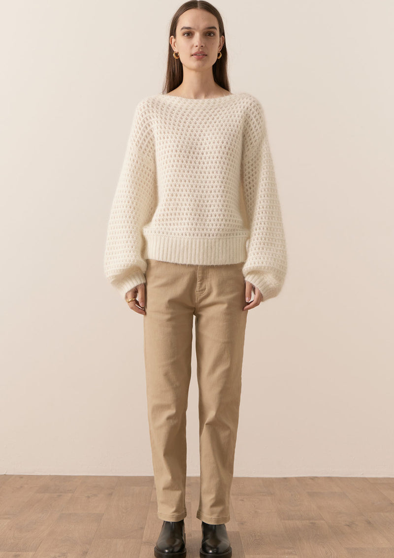 POL Clothing Genus Pointelle Knit