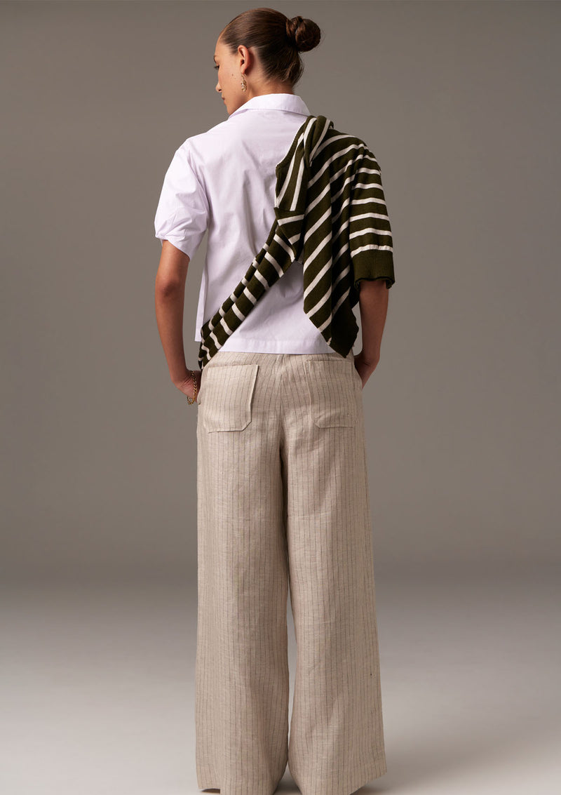 POL Clothing Louie Cropped Shirt