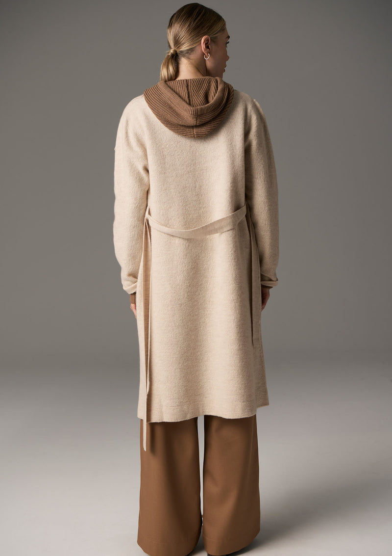 POL Clothing Ruben Draped Coat