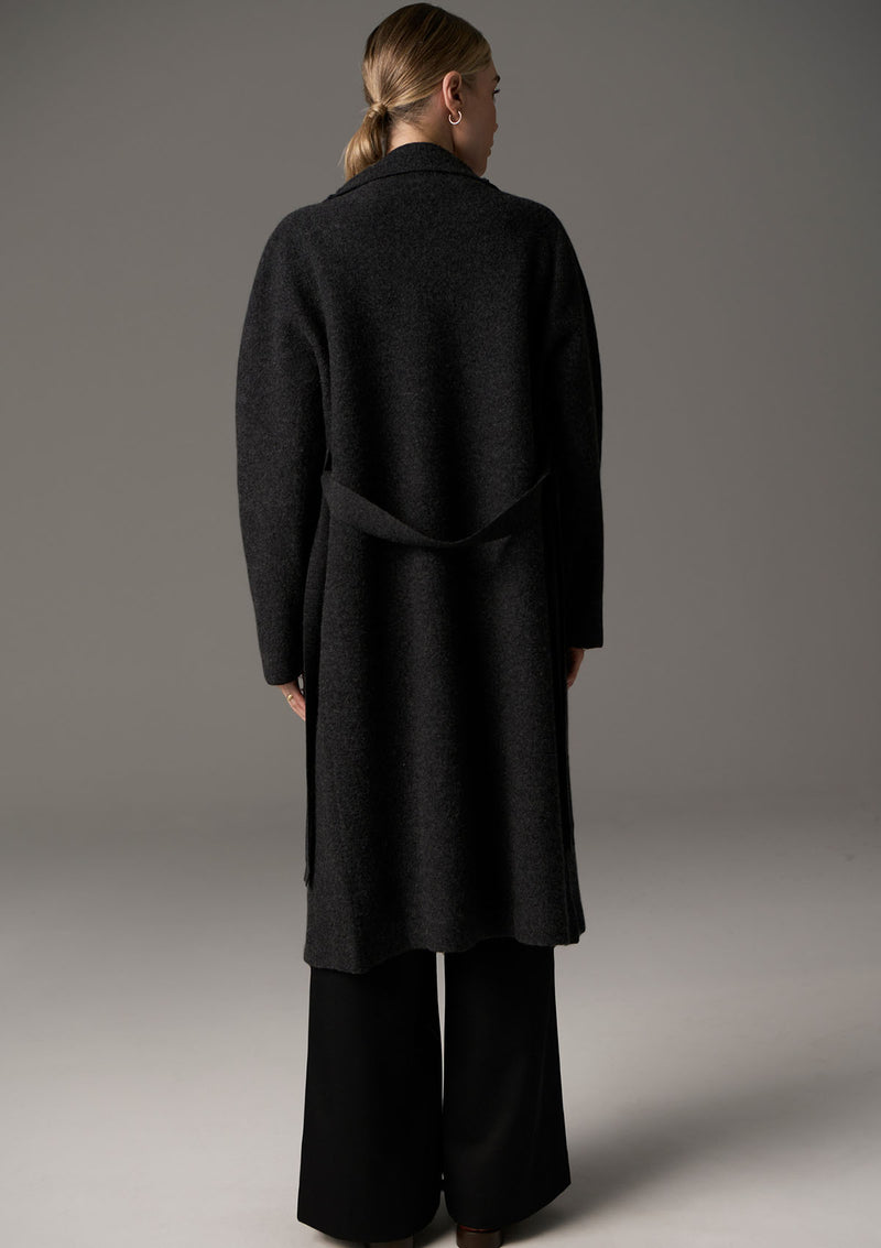 POL Clothing Ruben Draped Coat