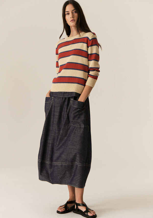 POL Clothing Jules Stripe Knit